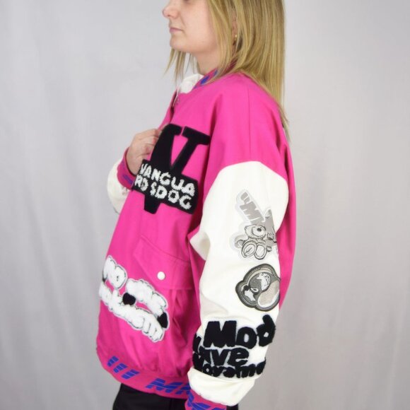 Ladies New Reversible Varsity Jacket Size Large - Picture 3 of 4